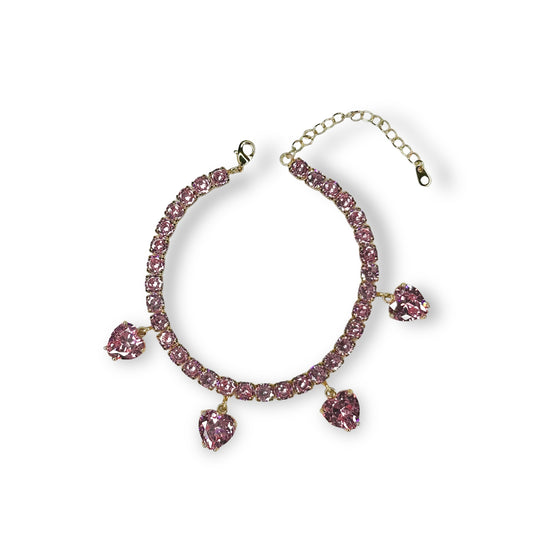 QUEEN OF HEARTS PINK TENNIS